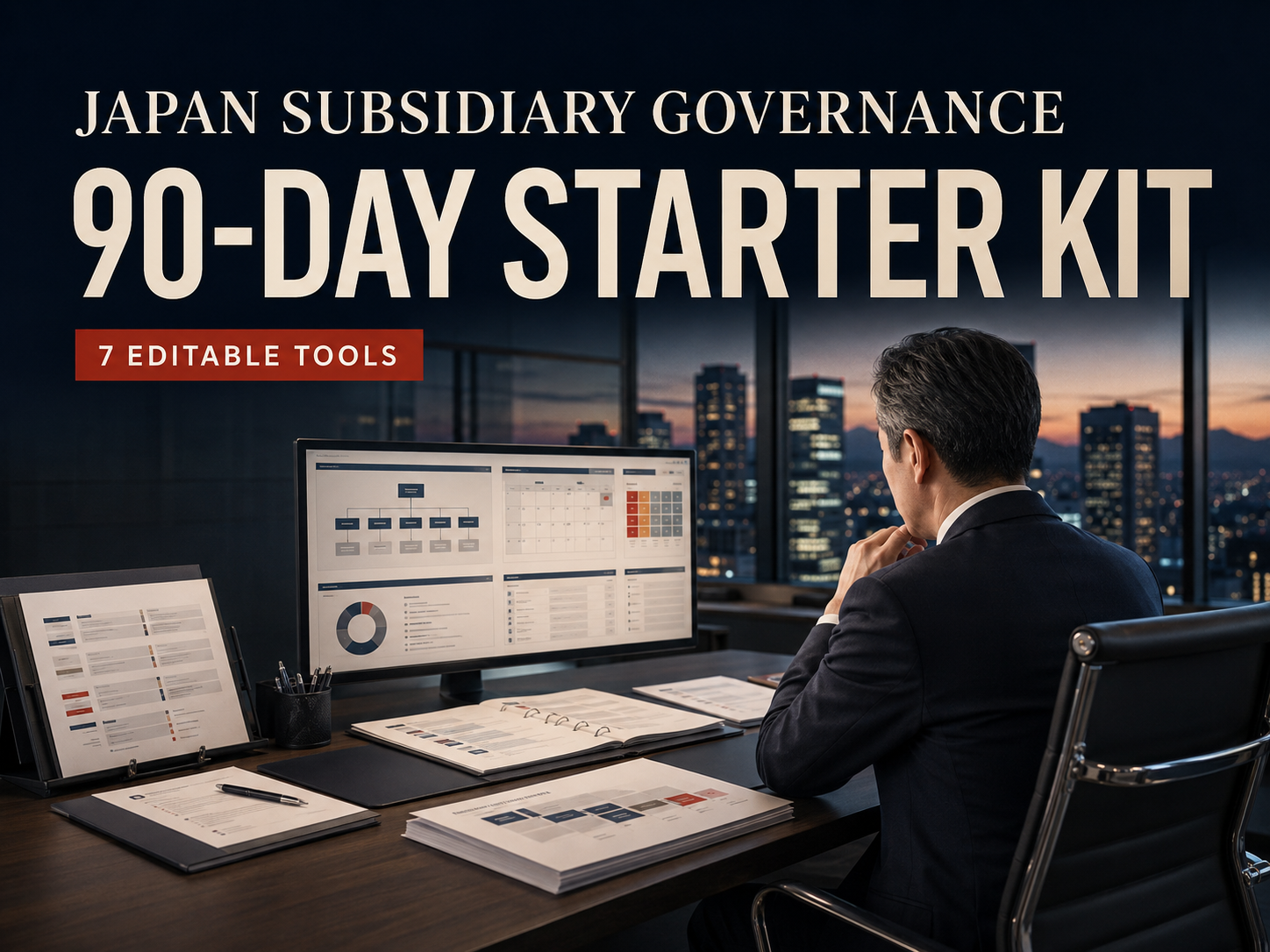 Japan Subsidiary Governance Starter Kit — seven editable governance tools